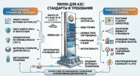 Пилон для АЗС — стандарты и требования
