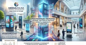 Рекламные пилоны: что это и зачем они нужны вашему бизнесу?